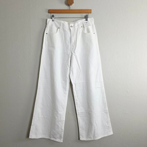 Madewell Petite Superwide-Leg Jeans Airy Denim 100% Cotton 90s Baggy 29P NWT - Picture 5 of 13